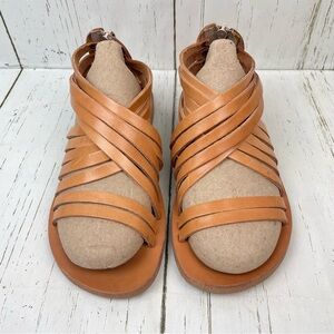Greek Leather Gladiator Sandals